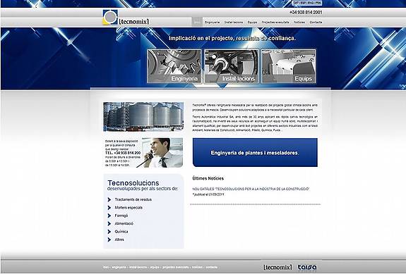 Nova pàgina web de Tecnomix®